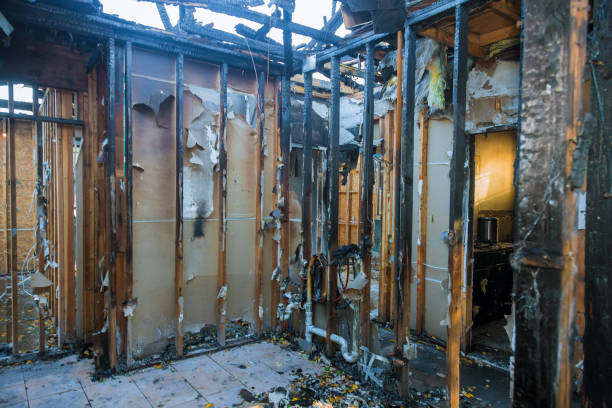 Professional Emergency Fire Cleanup technician working in Medford, MN